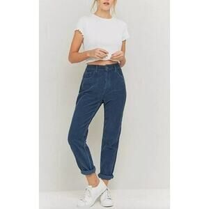 BDG 25 blue mom high rise corduroy pants